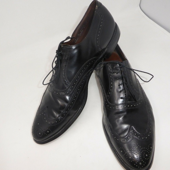 ALLEN EDMONDS Comb Cap Toe Oxford USA Made Leather main image 6